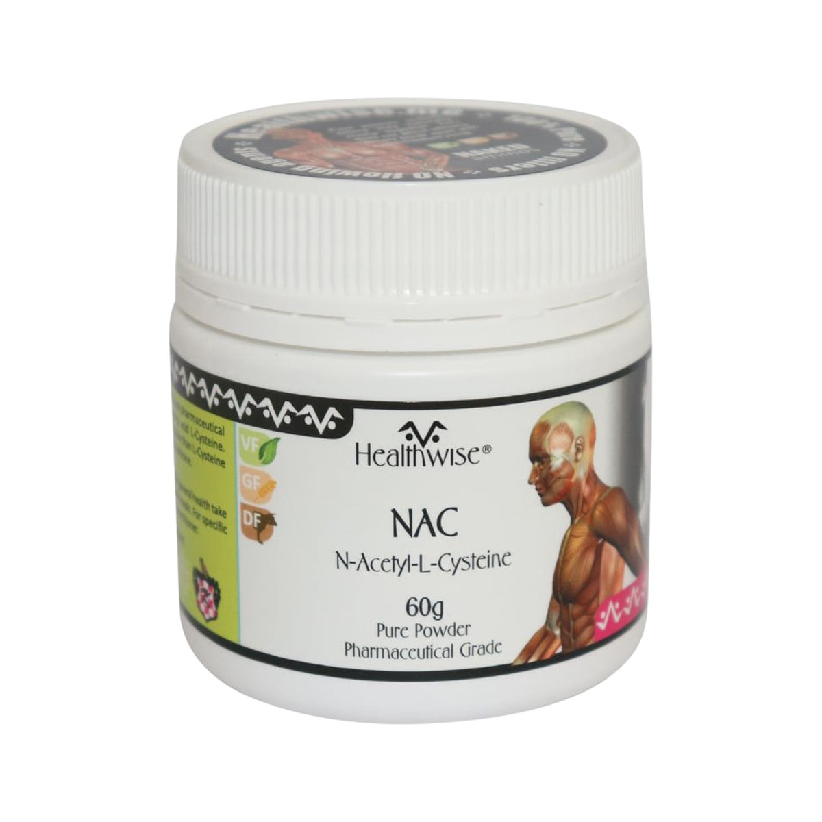 Healthwise NAC (N-Acetyl-L-Cysteine) powder 60g powder