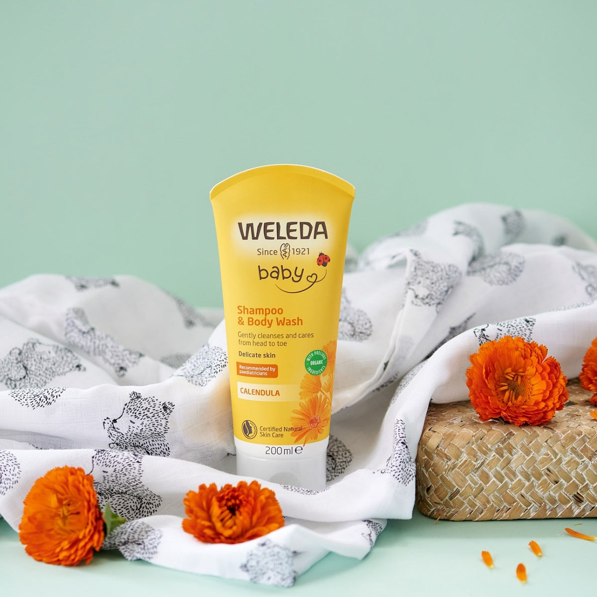 Weleda Baby Shampoo & Body Wash - Calendula 200ml