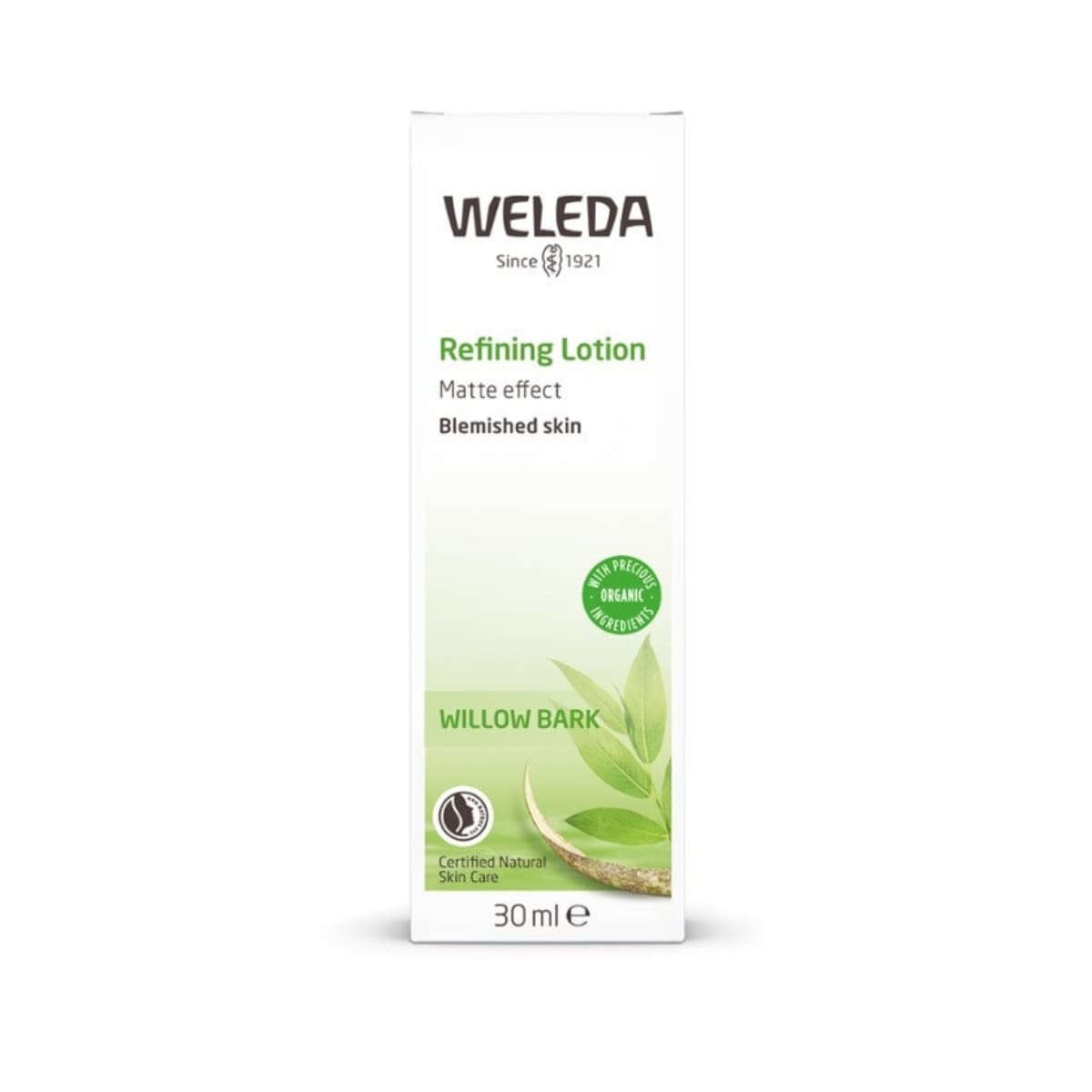 Weleda Blemished Skin Refining Lotion - Willow Bark 30ml box