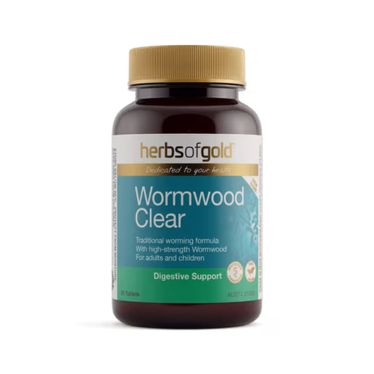 Herbs of gold wormwood clear parastrike worming formula 28 tablets